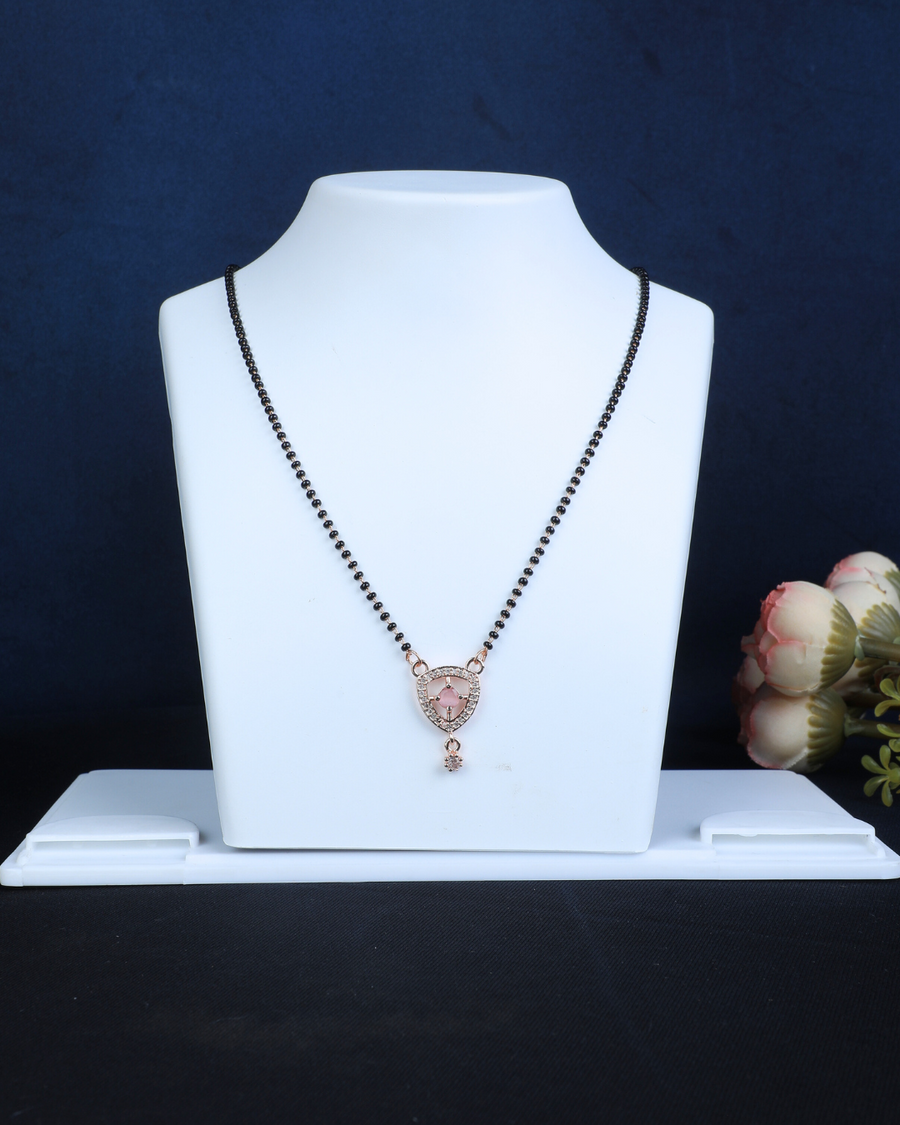 pink diamond magalsutra