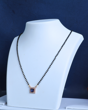 blue diamond magalsutra