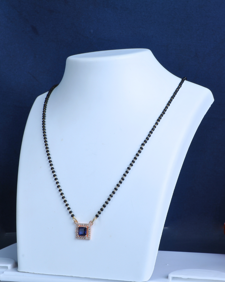 blue diamond magalsutra